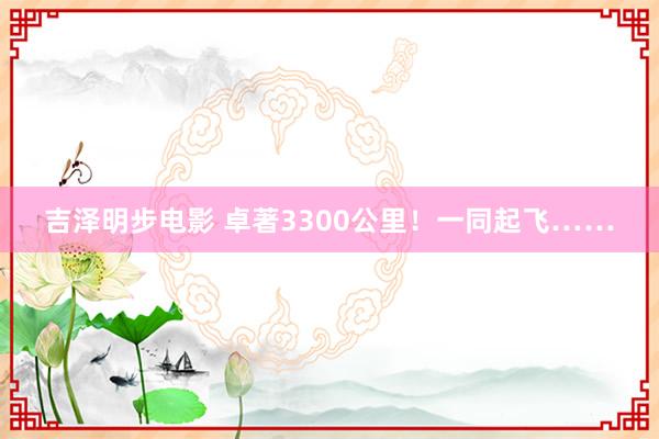 吉泽明步电影 卓著3300公里！一同起飞……